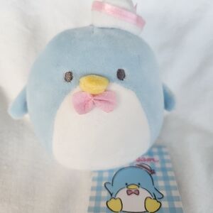 Sanrio - Tuxedosam Plush Keychain - Soft Blue Pastel - New With Tag - Japan